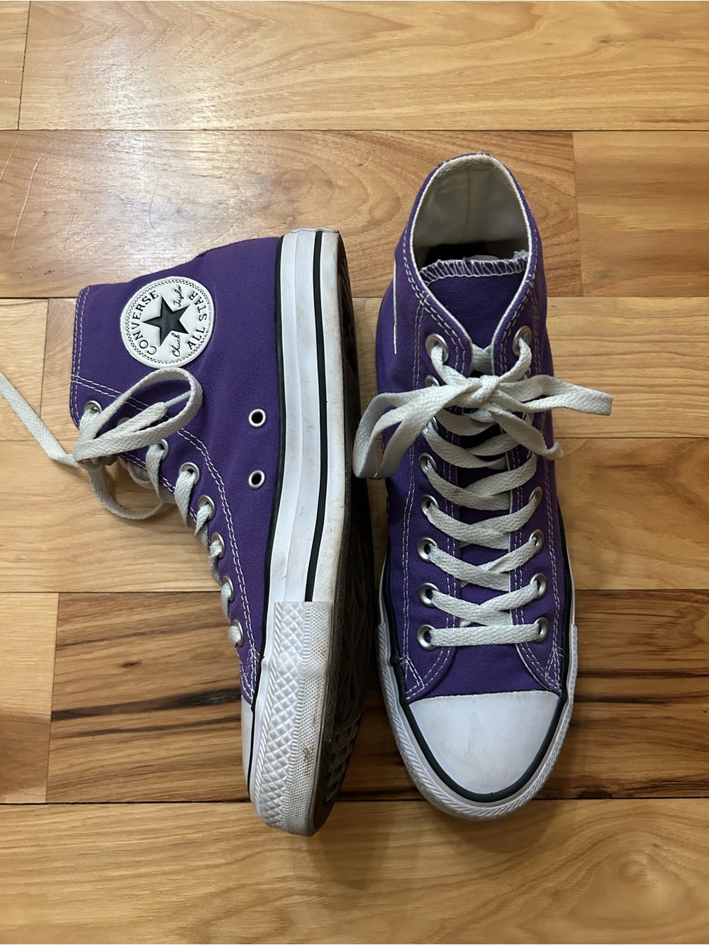 Converse Chuck Taylor All Stars Hi Top Purple M 6.5 W 8.5